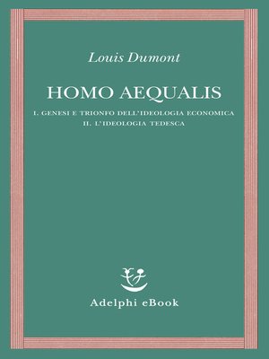 cover image of Homo aequalis